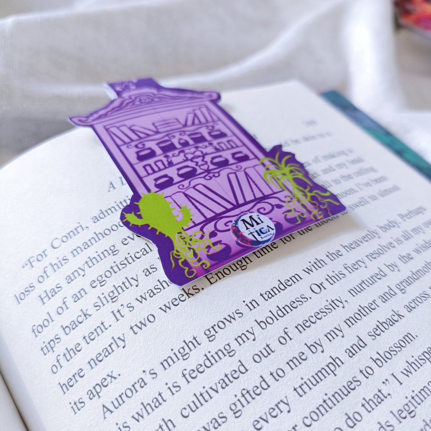 Marcador Magnético _ Estante de livros