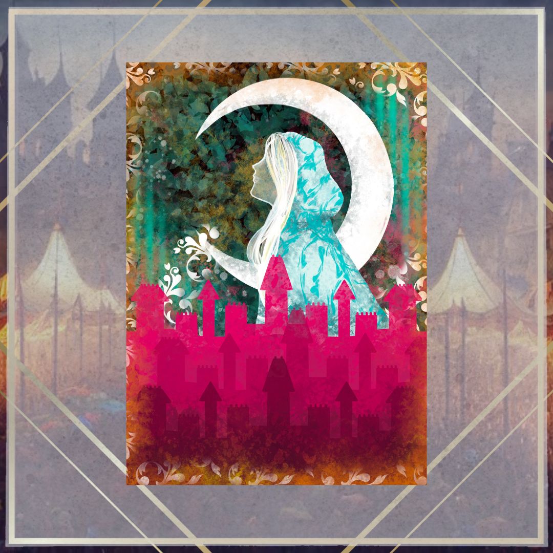 'Crown of Midnight' Decorative Card by Sarah J Maas