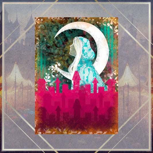 'Crown of Midnight' Decorative Card by Sarah J Maas