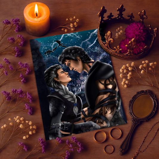 Violeta x Xaden Art Print