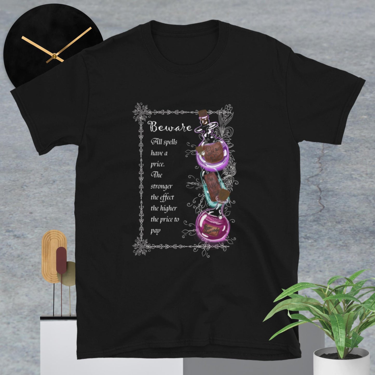 T-shirt 100% Algodão - The Witch's spell - Mítica Books