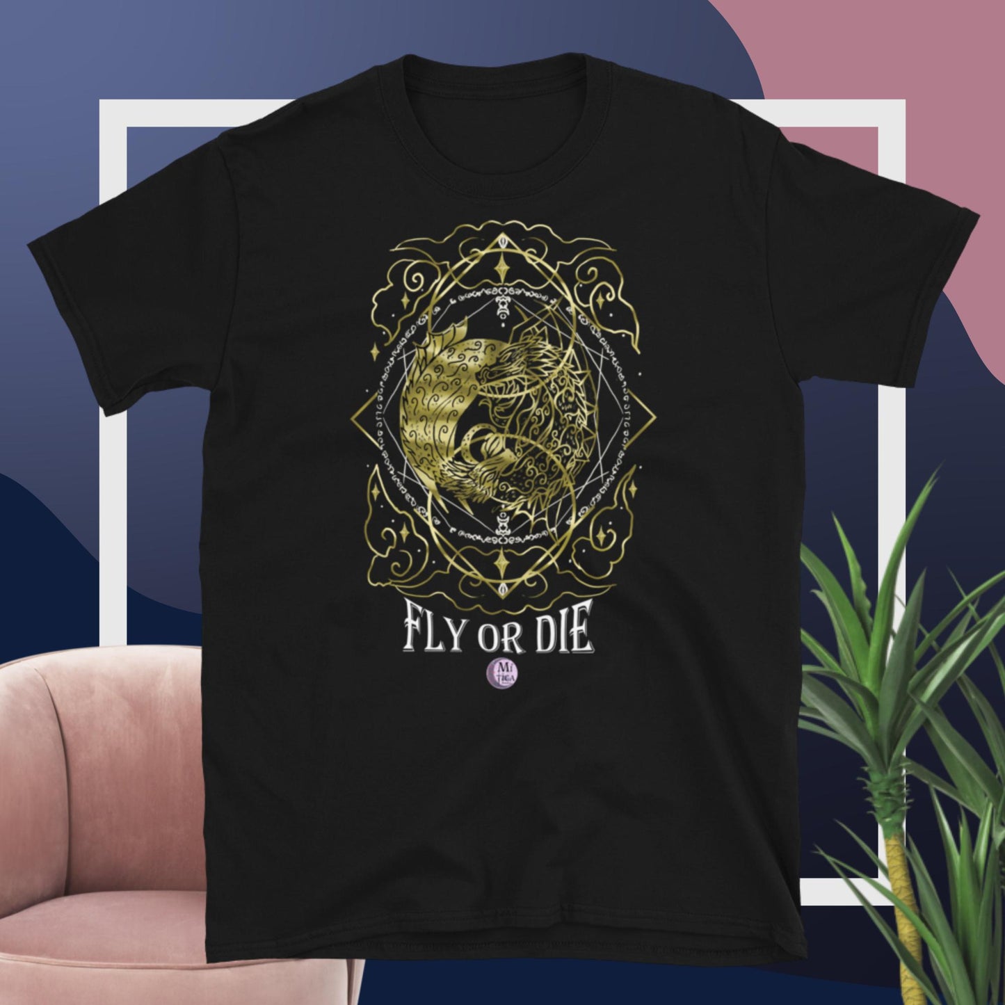 T-shirt 100% Algodão - Fly or Die