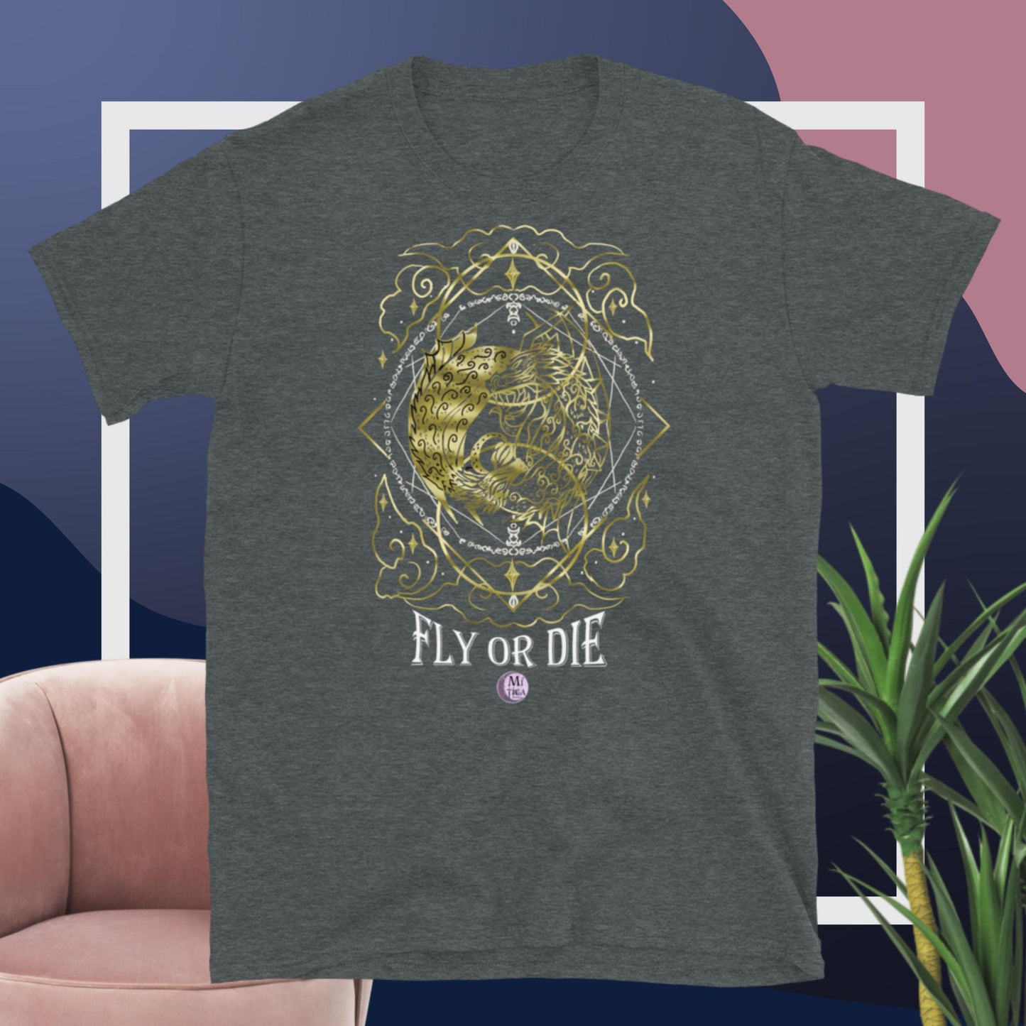 T-shirt 100% Algodão - Fly or Die