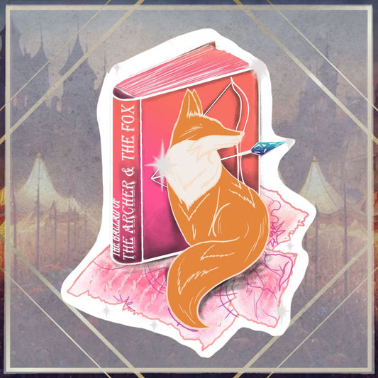 Archer and fox Sticker