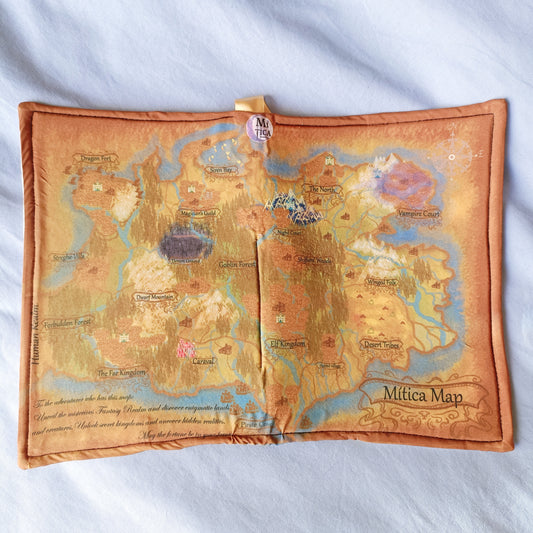 Cloth book cover - Mythical Map