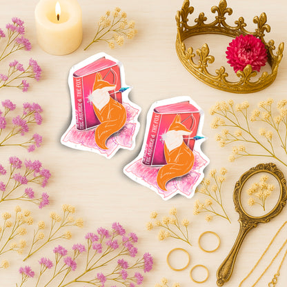 Archer and fox sticker