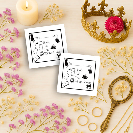 Sticker | I’m a book lady | Holografico