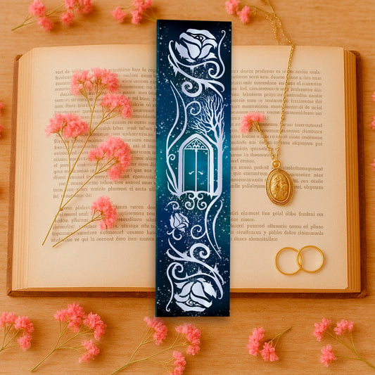 Marcador de livro | Vento Norte - com foil prateado