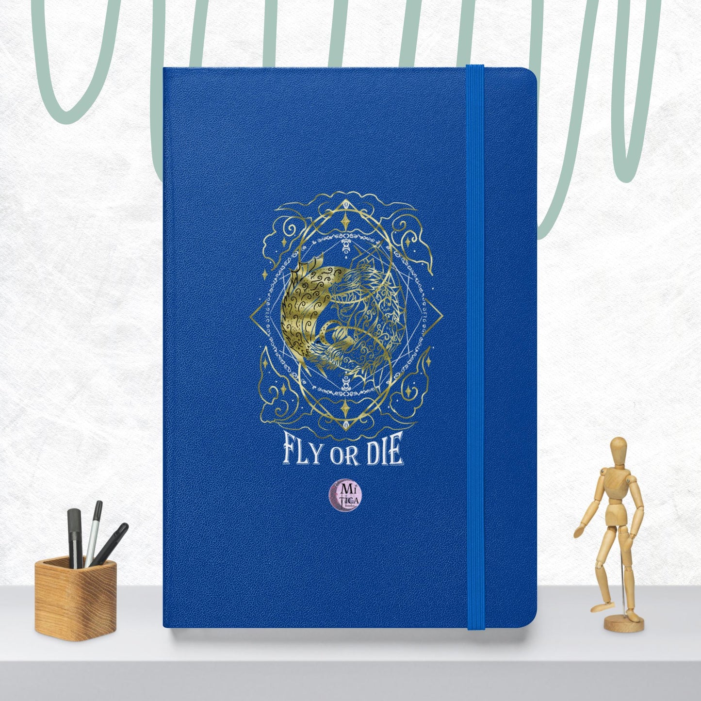 Caderno de capa dura - Fly or Die